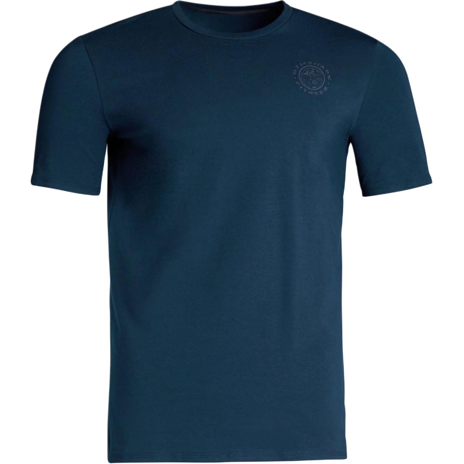 

GYMSHARK Футболка Legacy мужская marine blue, Синий, GYMSHARK Футболка Legacy мужская marine blue