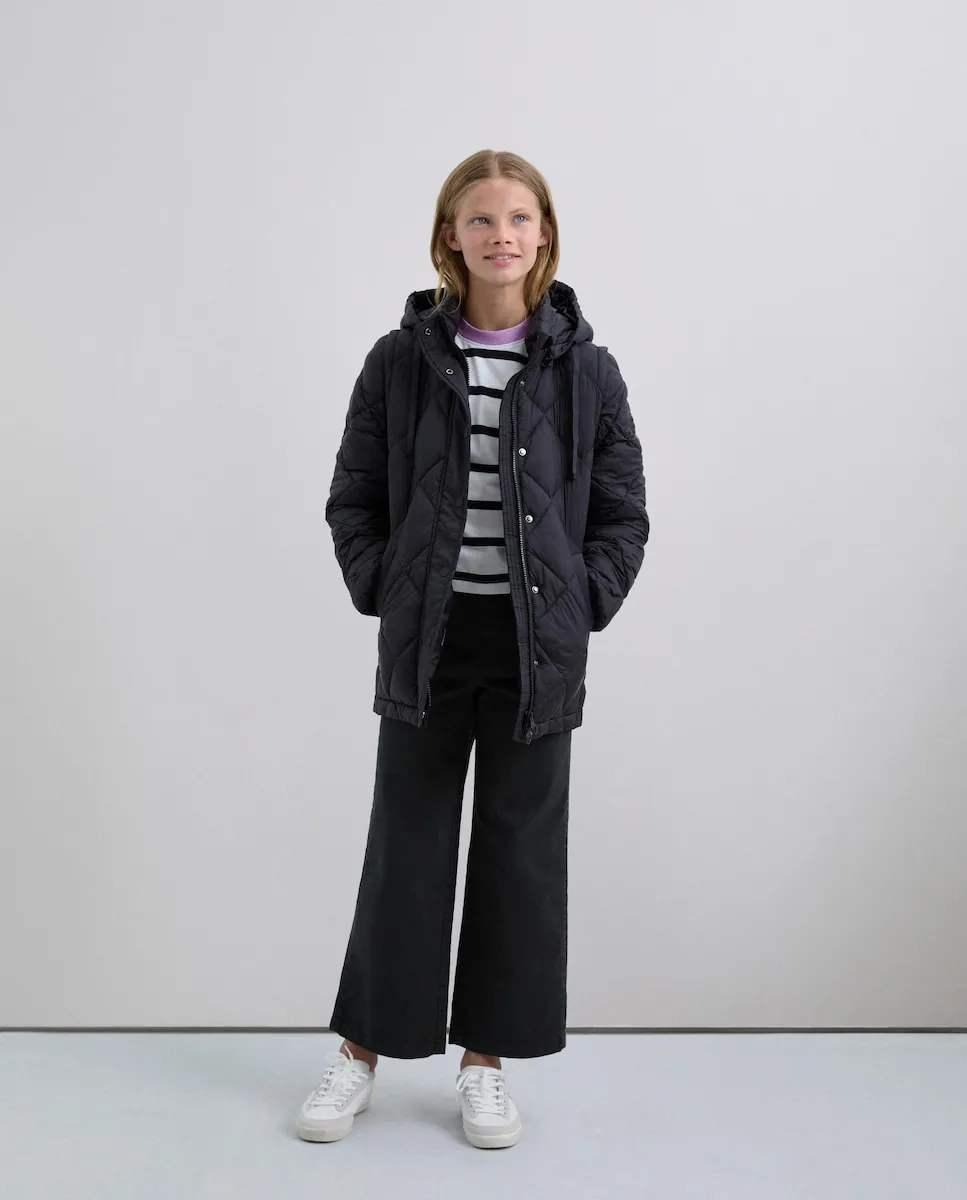 

Унисекс парка с интегрированным капюшоном и передними карманами Scalpers, темно-синий