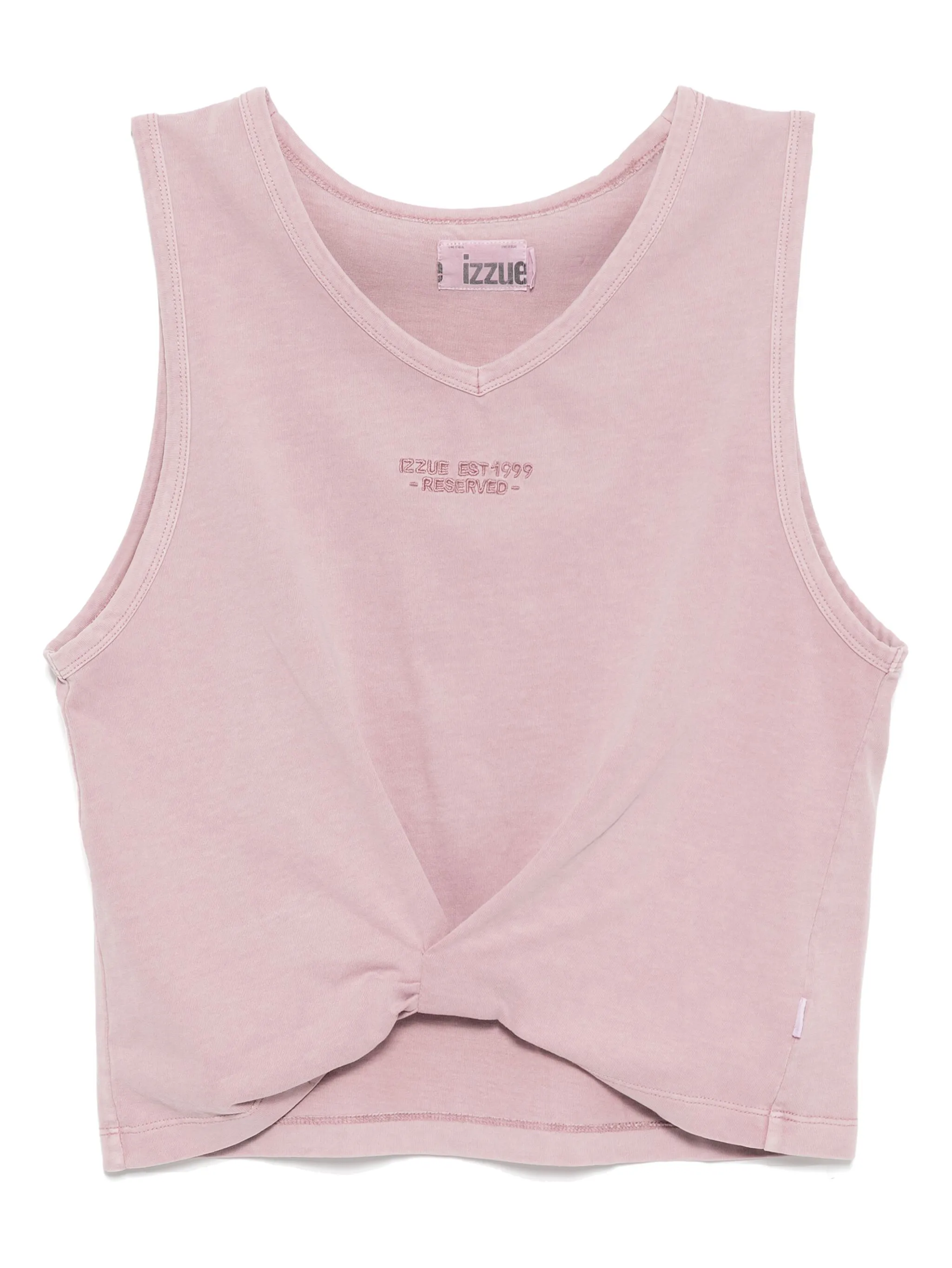 

Топ с драпировкой Izzue, розовый