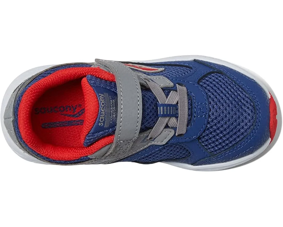 Кроссовки Saucony Kids Cohesion 14 A/C (Toddler), Navy/Red — фото 2