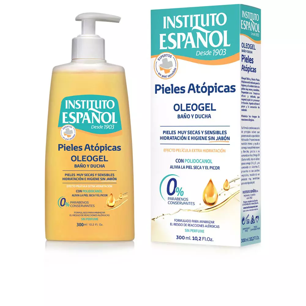 

Гель для душа Piel atópica oleogel baño y ducha Instituto Español, 300 мл.