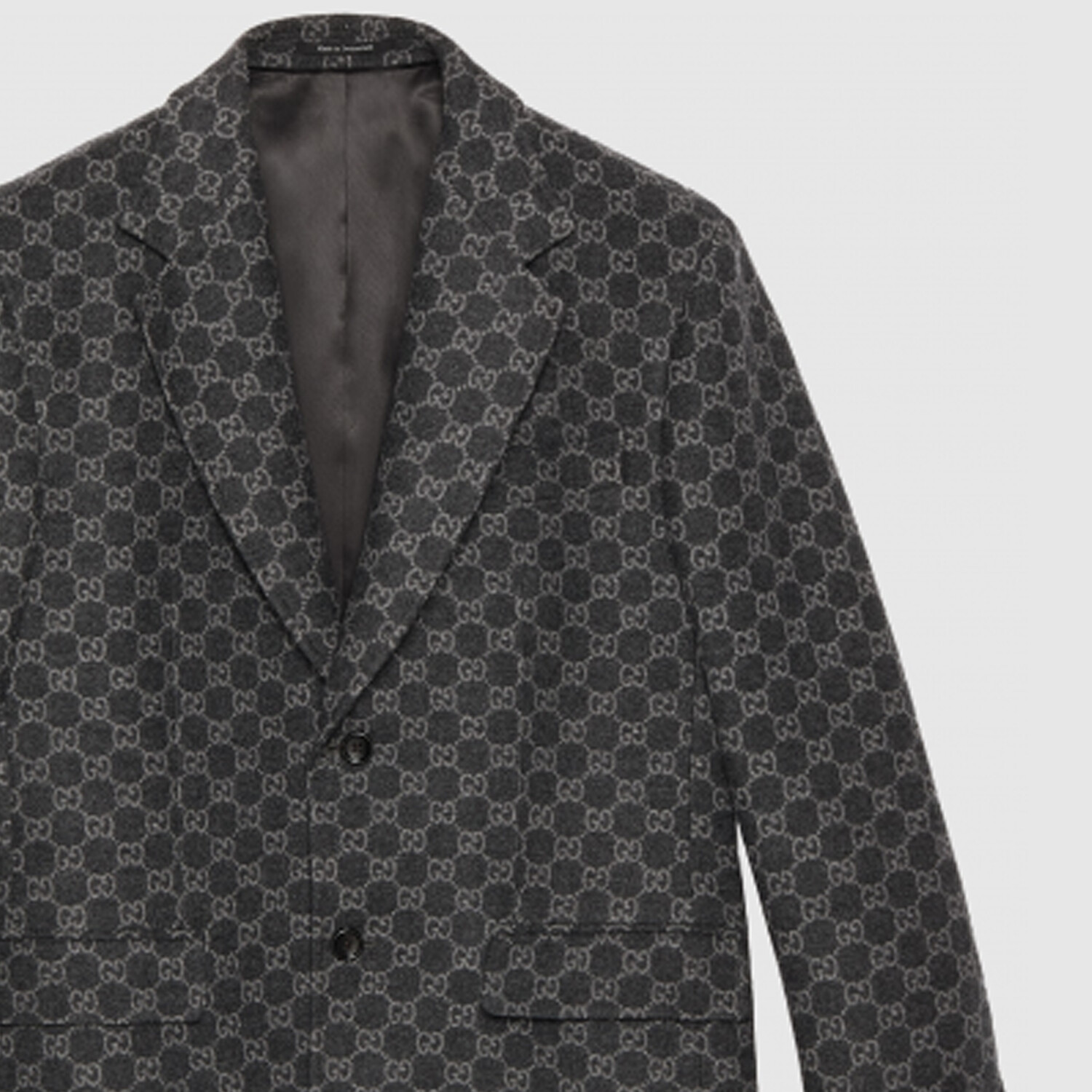 Деловой костюм мужской Gucci, темно-серый — фото 4
