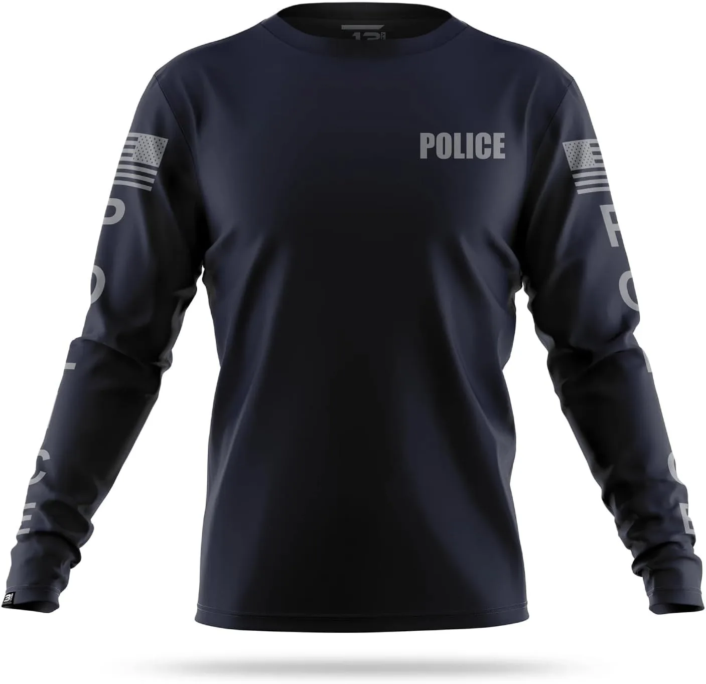 

Мужская рубашка Police Performance с длинным рукавом — ткань ACT1V3, влагоотводящая, 4-сторонняя растяжка, структурированный воротник 13FA