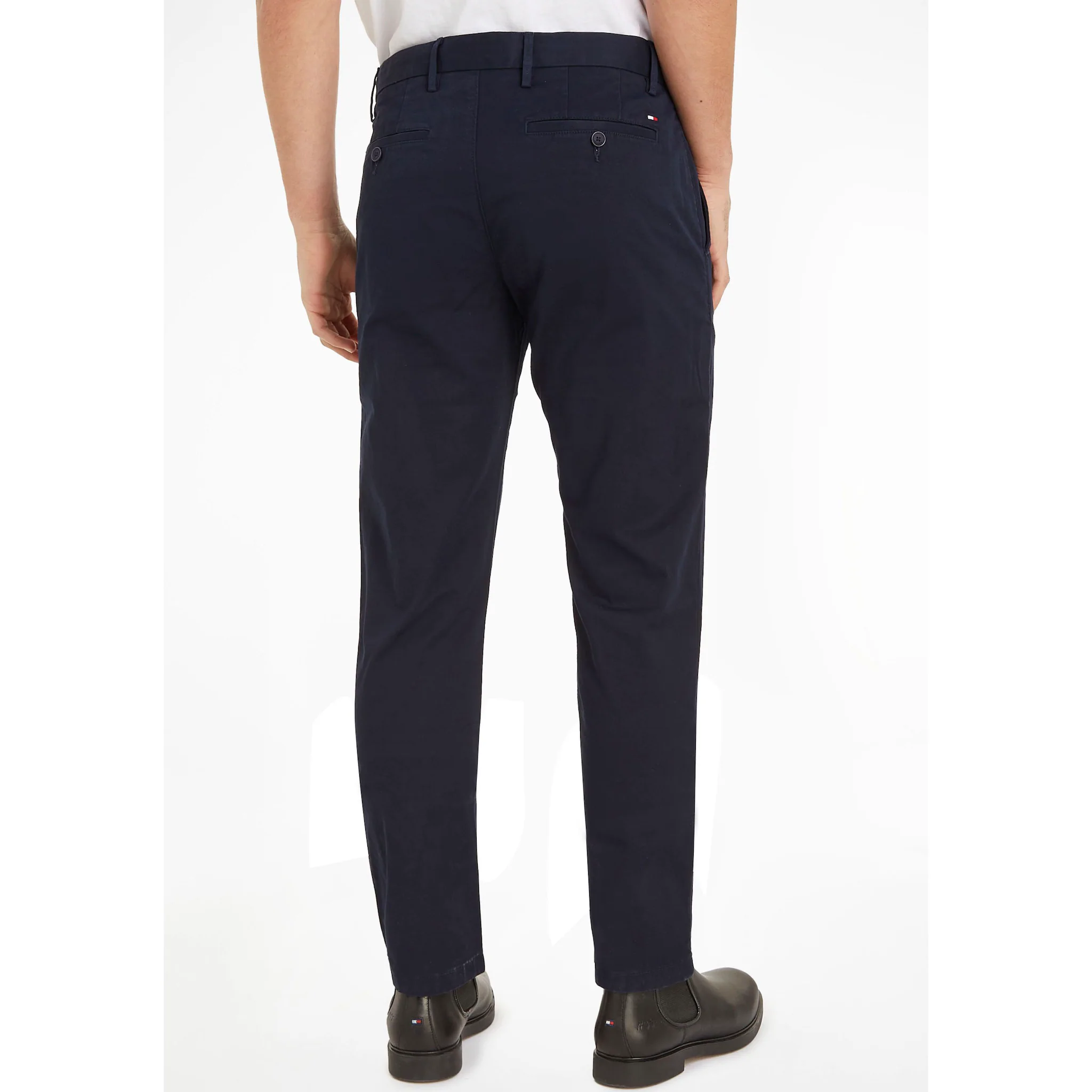 Брюки-чиносы Tommy Hilfiger "Chino Denton 1985 PIMA CO", синий — фото 2