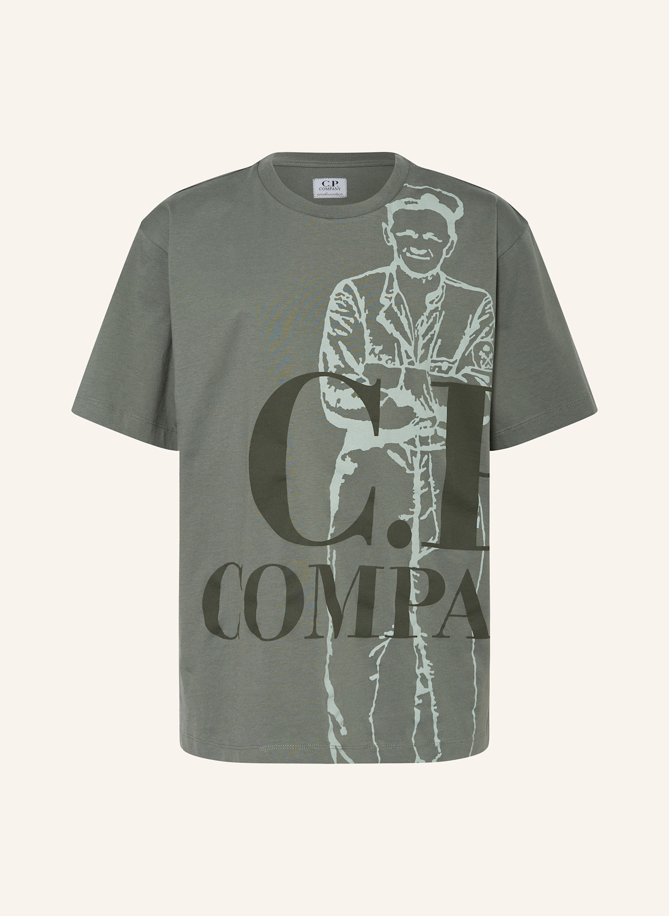 

Футболка C.P. Company, хаки