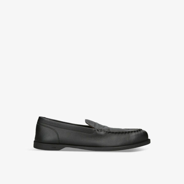 

Кожаные мокасины Pace John Lobb, черный