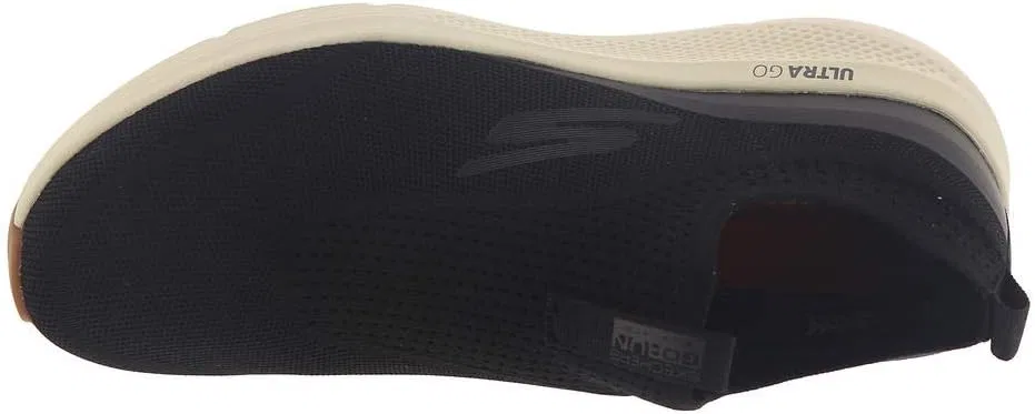 Мужские кроссовки Skechers GOrun Elevate Slip On для тренировок и бега с амортизацией, черно-белые, размер 46 EU — фото 4
