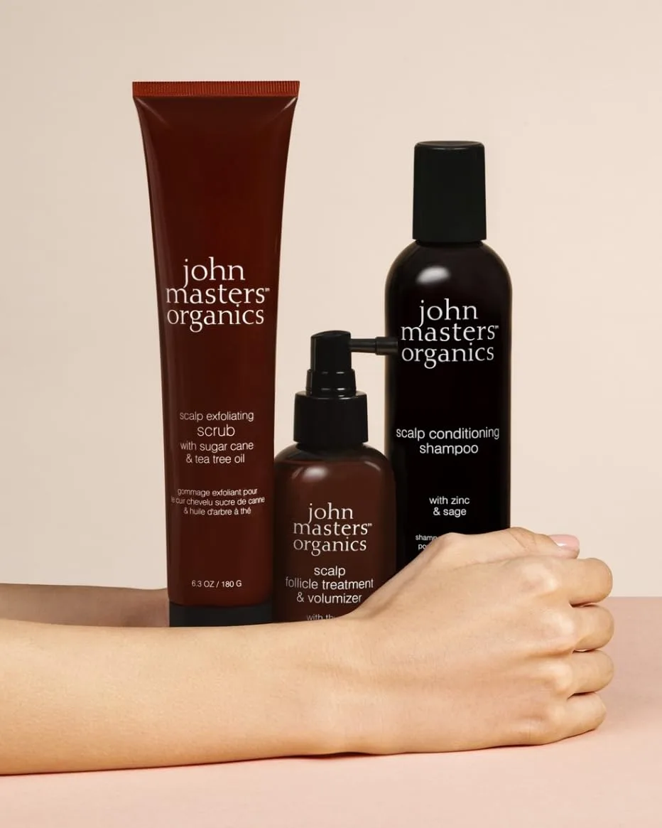 Шампунь для ухода за кожей головы JOHN MASTERS с цинком и шалфеем, 8 унций 237 мл (1 шт.) John Masters Organics — фото 3