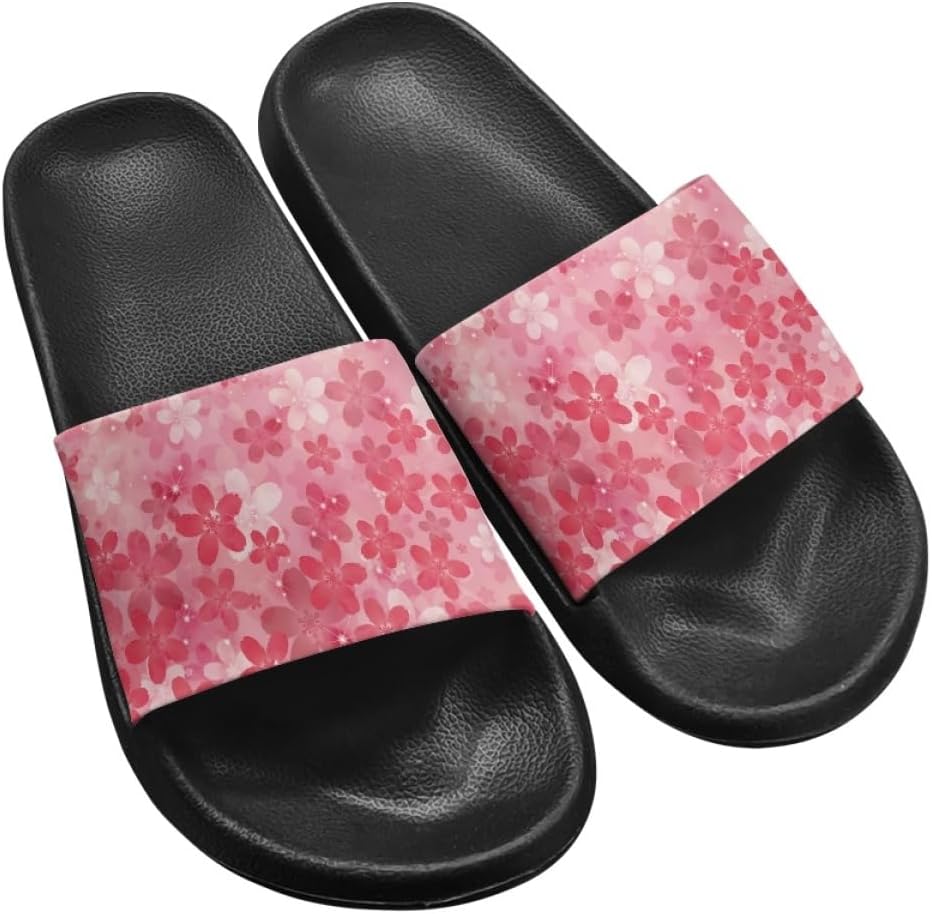 

Шлепанцы для женщин и мужчин. Милые водонепроницаемые шлепанцы с противоскользящим покрытием. Летние быстросохнущие тапочки для пляжа, бассейна и душа Generic, розовый