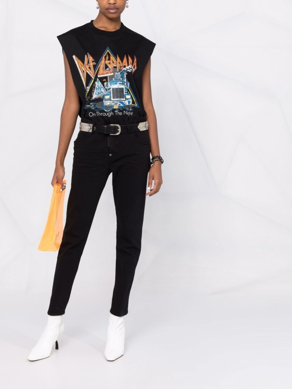 

DSQUARED2 джинсы с нашивкой-логотипом, черный