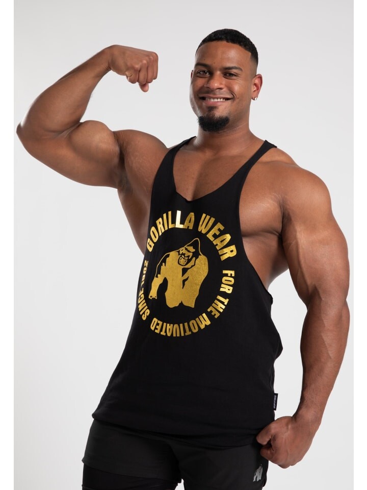

Функциональная рубашка Gorilla Wear Melrose Stringer - Schwarz/Gold