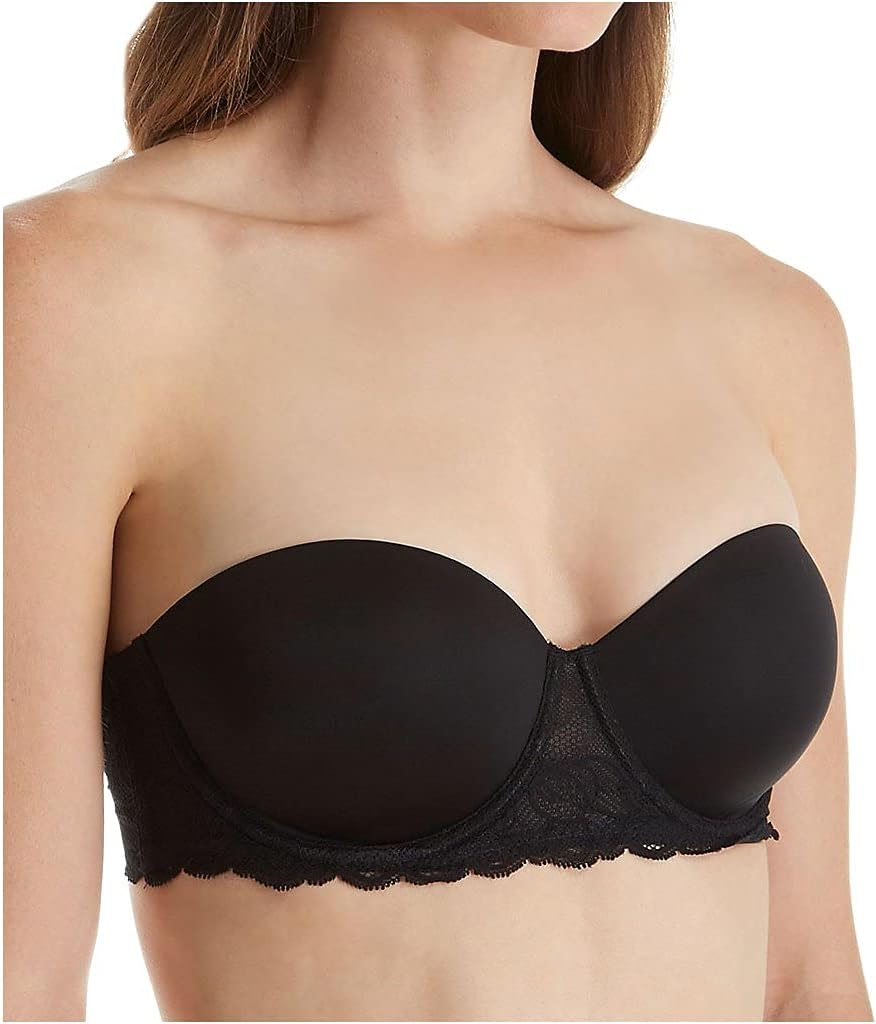 

Женский бюстгальтер без бретелек с эффектом комфорта Calvin Klein Seductive Comfort Lift Multiway, Black