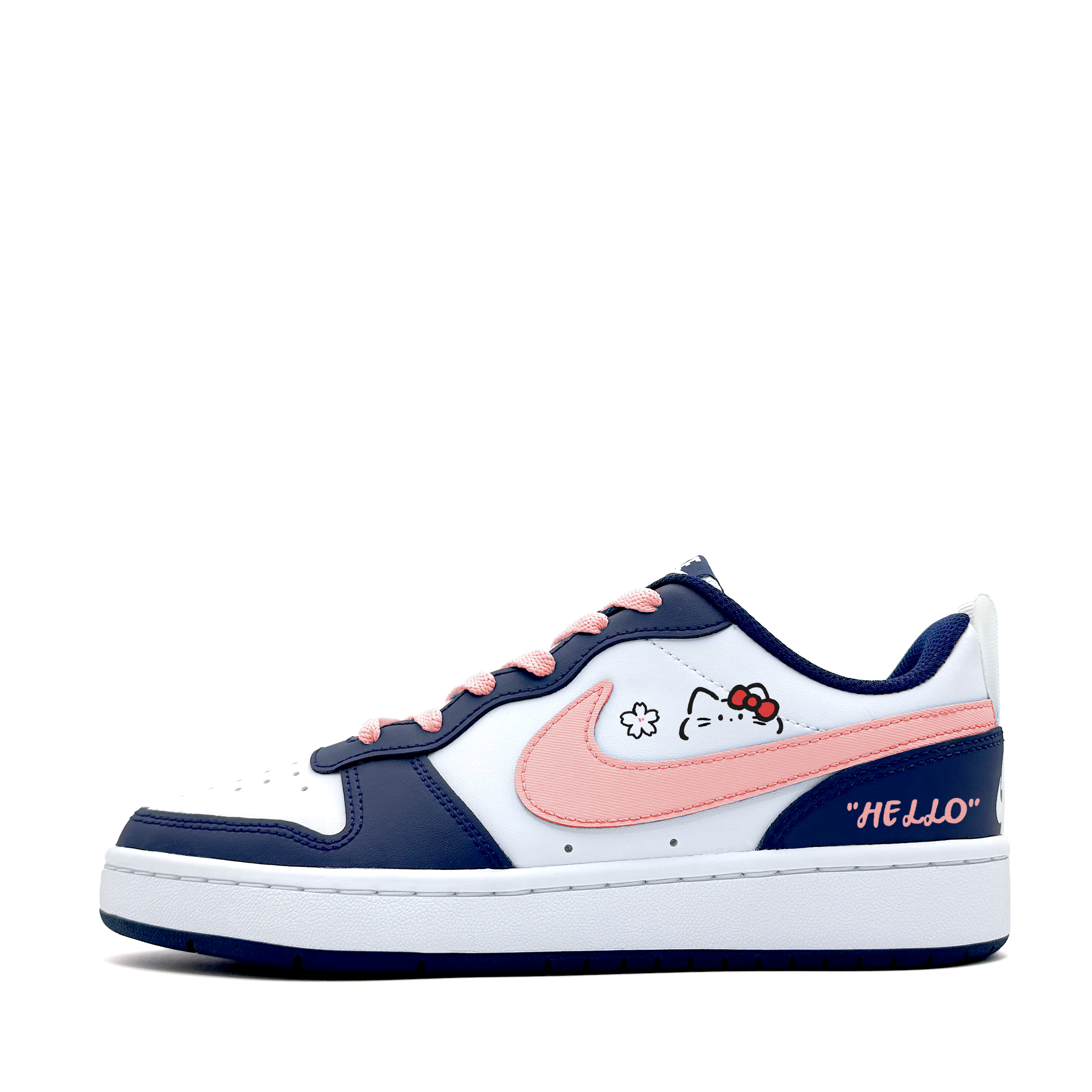 

Детские кроссовки для скейтбординга Court Borough Low 2 с износостойким низким верхом для подростков Nike, розовый