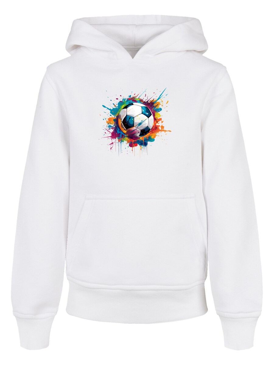 

Толстовка F4NT4STIC Colorful Soccer Ball Graphic Design, белый