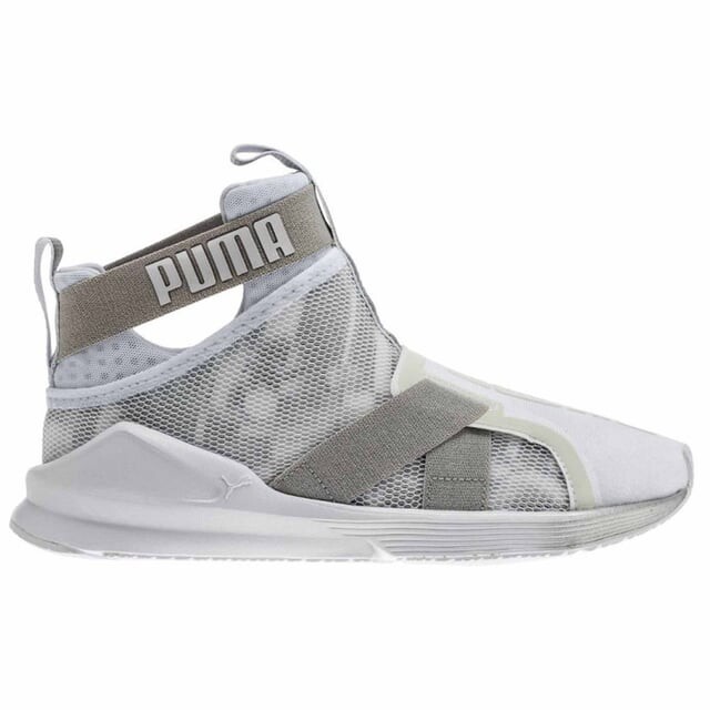 Яркие белые женские кроссовки Puma, белый
