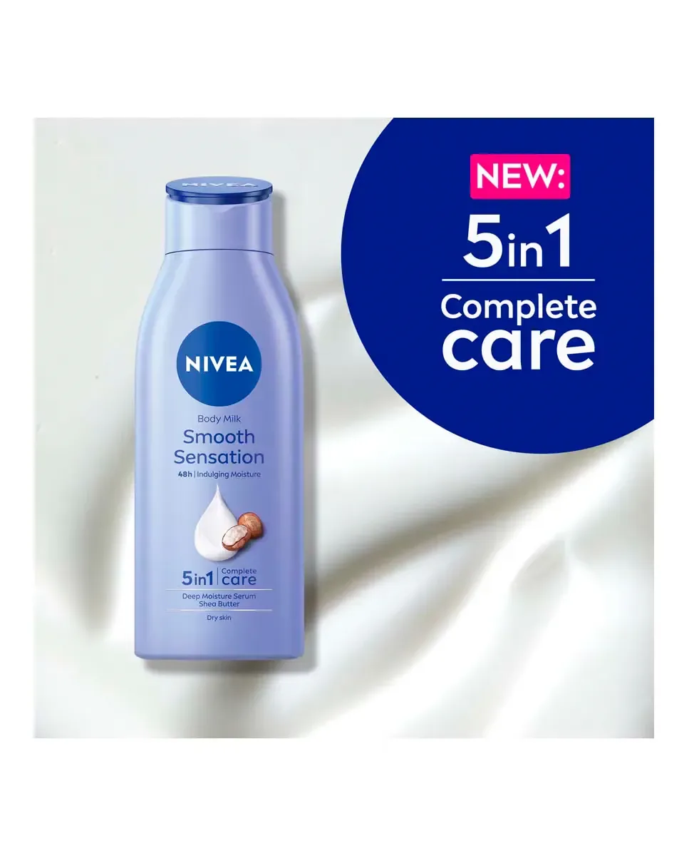 Молочко для тела Smooth с маслом ши 400 мл Nivea — фото 3