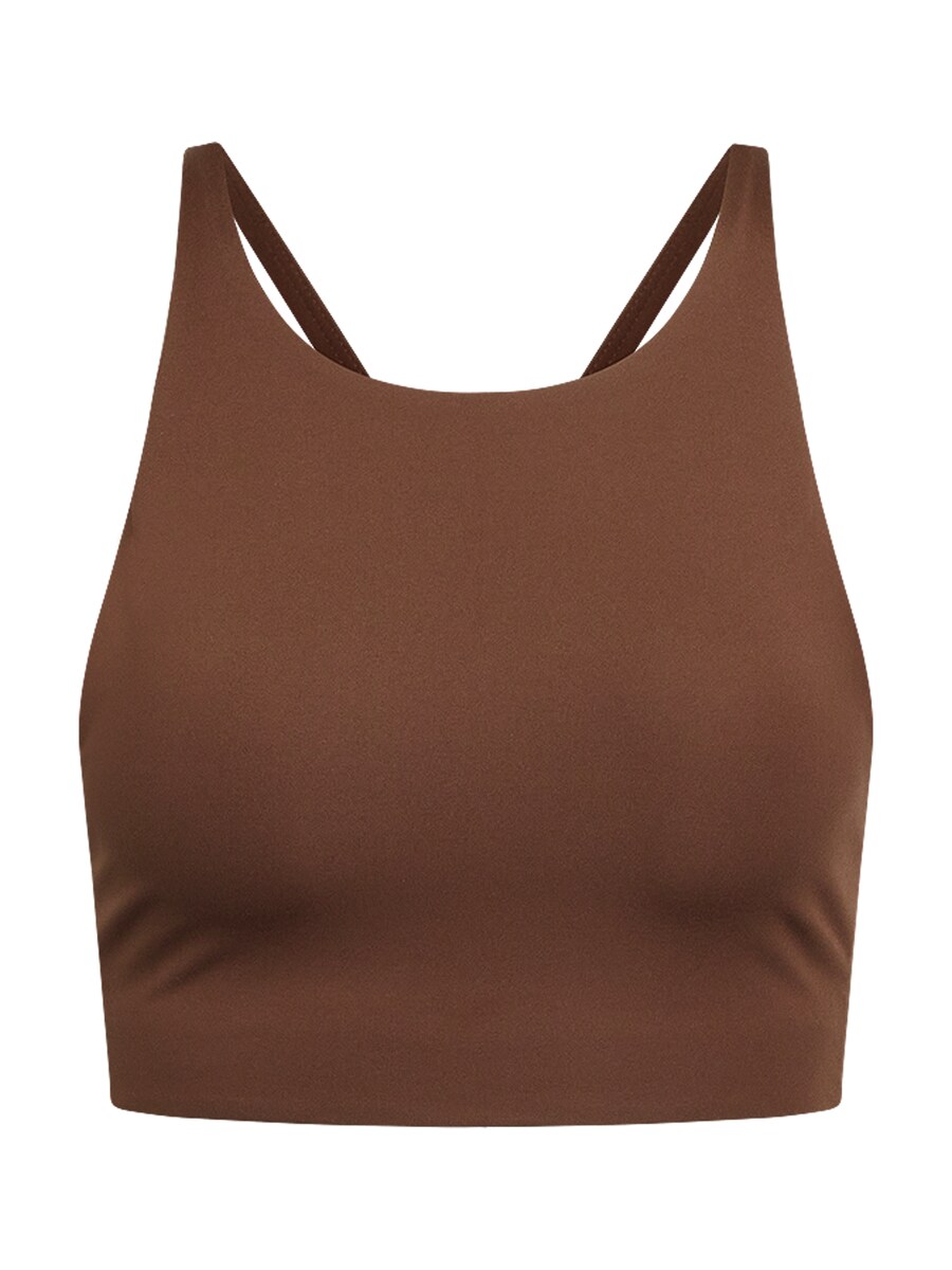 

Спортивный бюстгальтер-бралетт Girlfriend Collective Topanga, коричневый