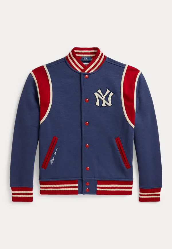 Куртка-Бомбер polo ralph lauren yankees из флиса 714y Polo Ralph Lauren, Light Navy