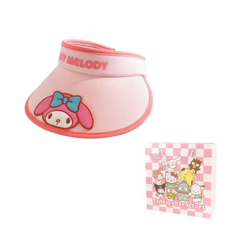 

Sanrio Мелисовая детская панама из полиэстера с защитой от солнца, Melody sun protection hat