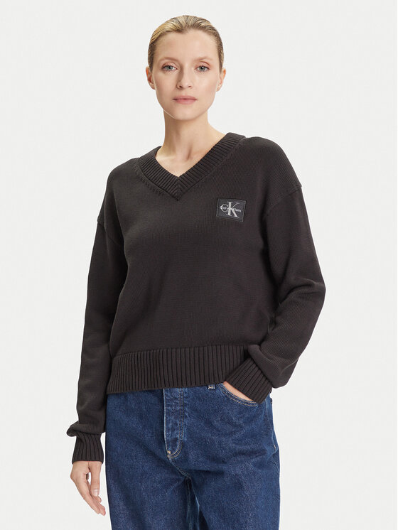 

Свитер regular fit LV047D352G Calvin Klein Jeans, чёрный