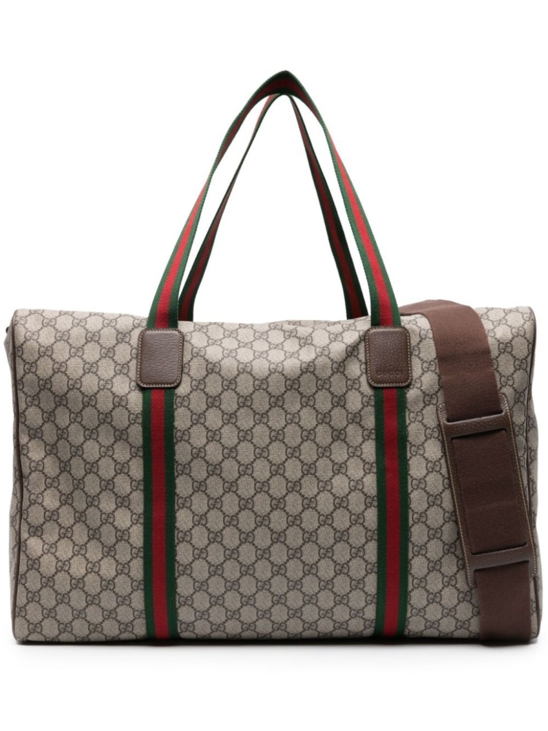 

Gucci большая дорожная сумка Tender с логотипом GG, нейтральный цвет