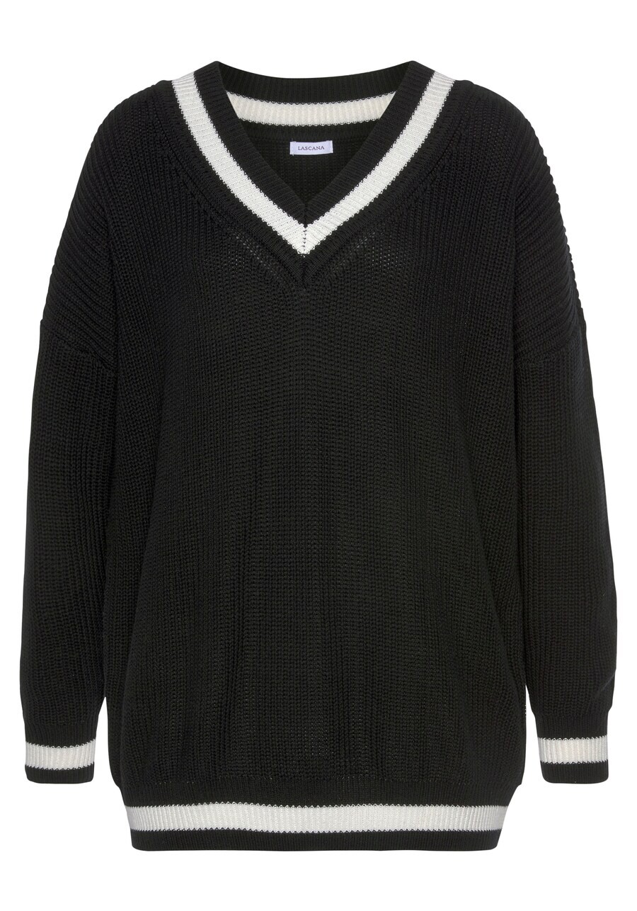 

Базовый свитер LASCANA Sweater, черный