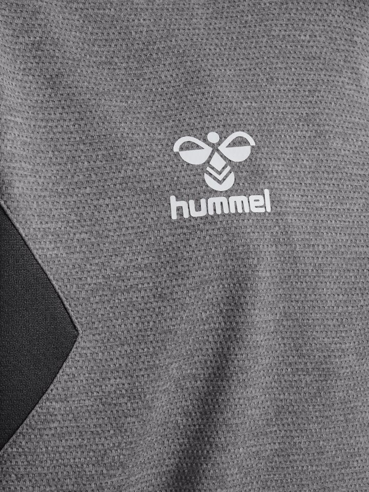 Толстовка Hummel Hmlauthentic Multisport Kinder, цвет grey melange — фото 3