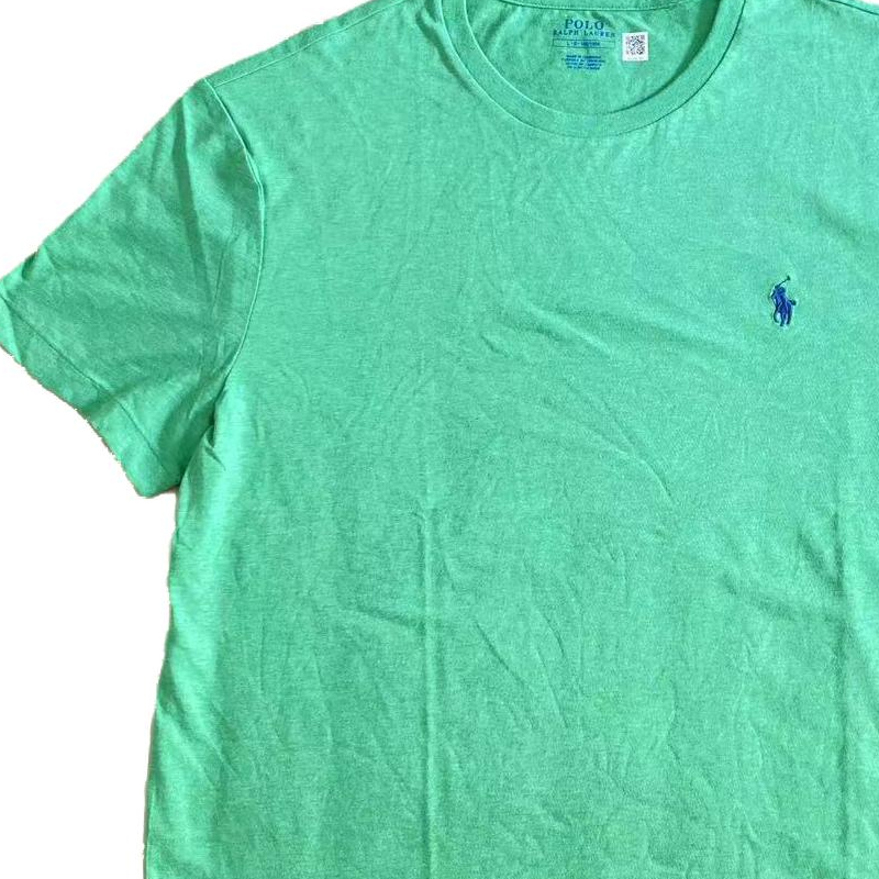 Поло Пони вышитая футболка Polo Ralph Lauren, Зеленая — фото 3