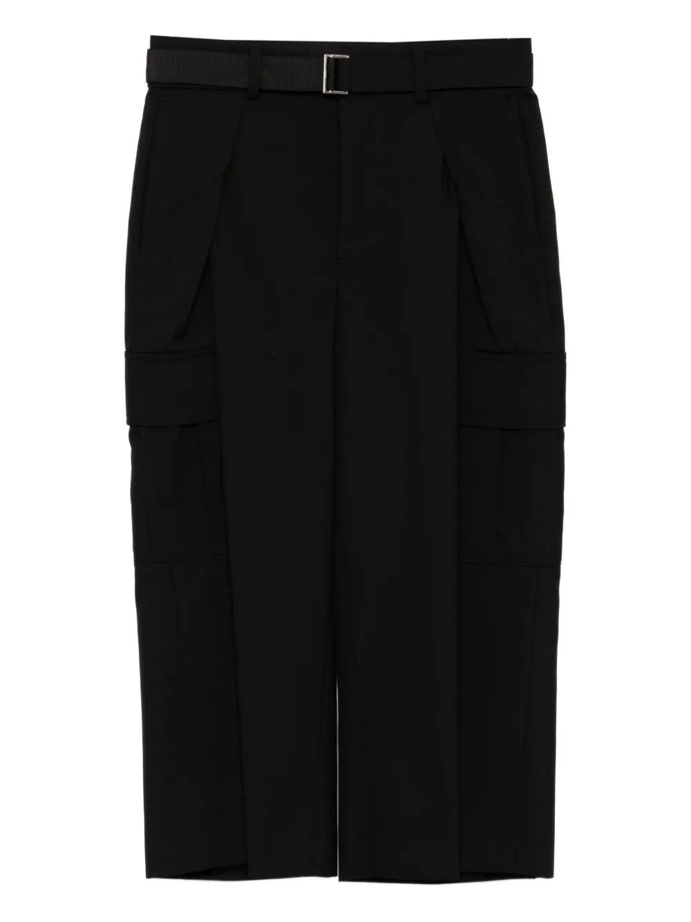 

Брюки карго с поясом SACAI, черный