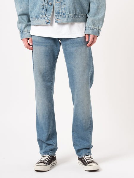Винтажные джинсы LEVI'S 1954 года, модель 501 ORIGINAL, цвет индиго. Levi'S, Medium Indigo - Worn In — фото 3