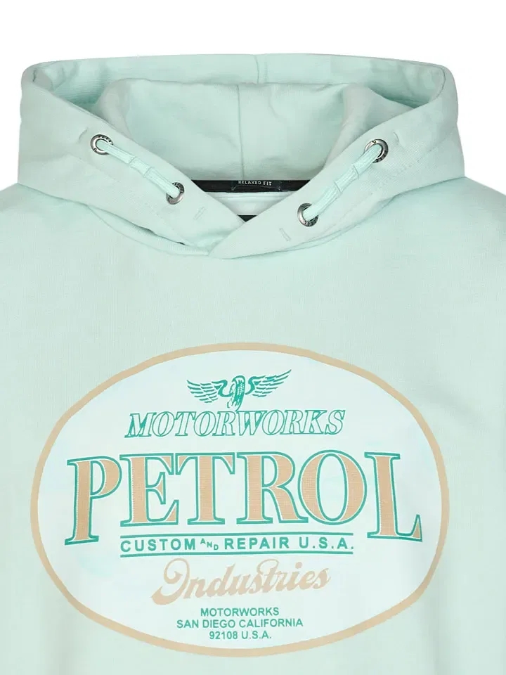 Капюшон Petrol Industries, голубой — фото 3