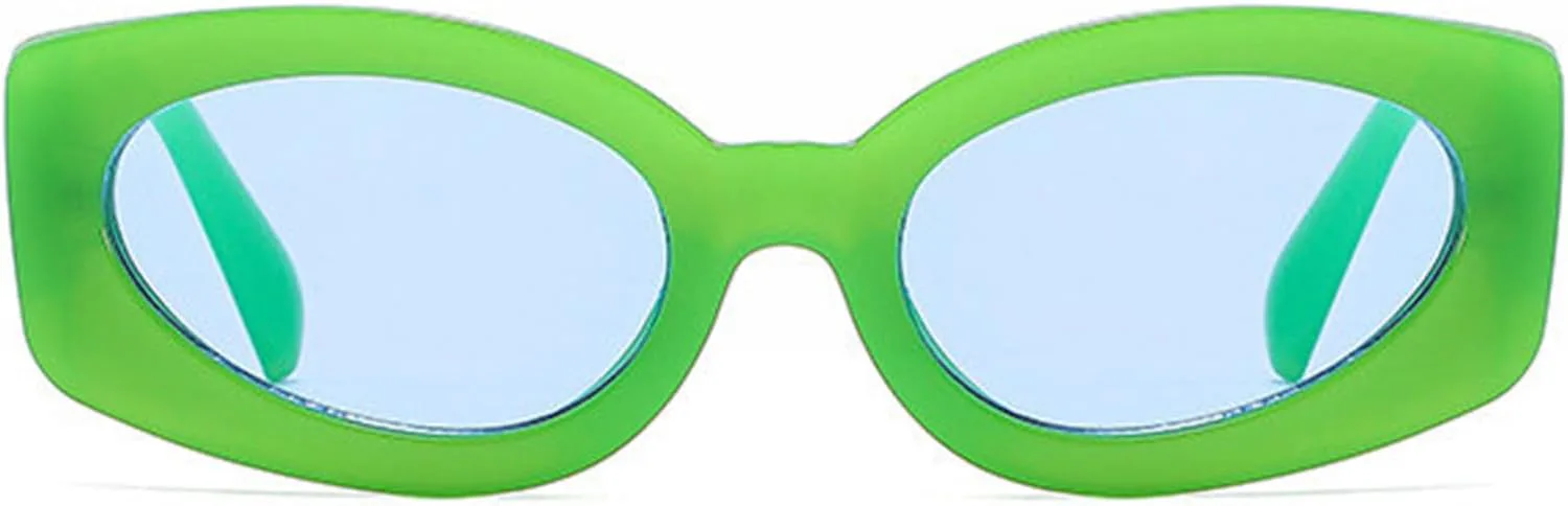 

Солнцезащитные очки Willochra Retro Unique Irregular Cat Eye для женщин, модные многоугольные дизайнерские очки UV400 для мужчин, овальные солнцезащитные очки, C3