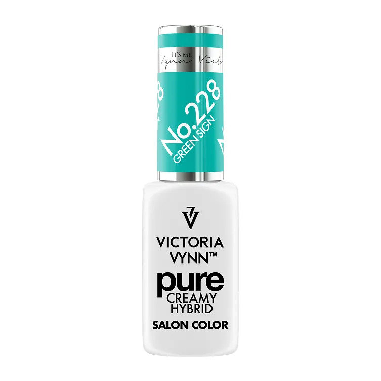 

Лак гибридный для ногтей Victoria Vynn Pure Creamy Hybrid 228 Green Sign, 8 мл