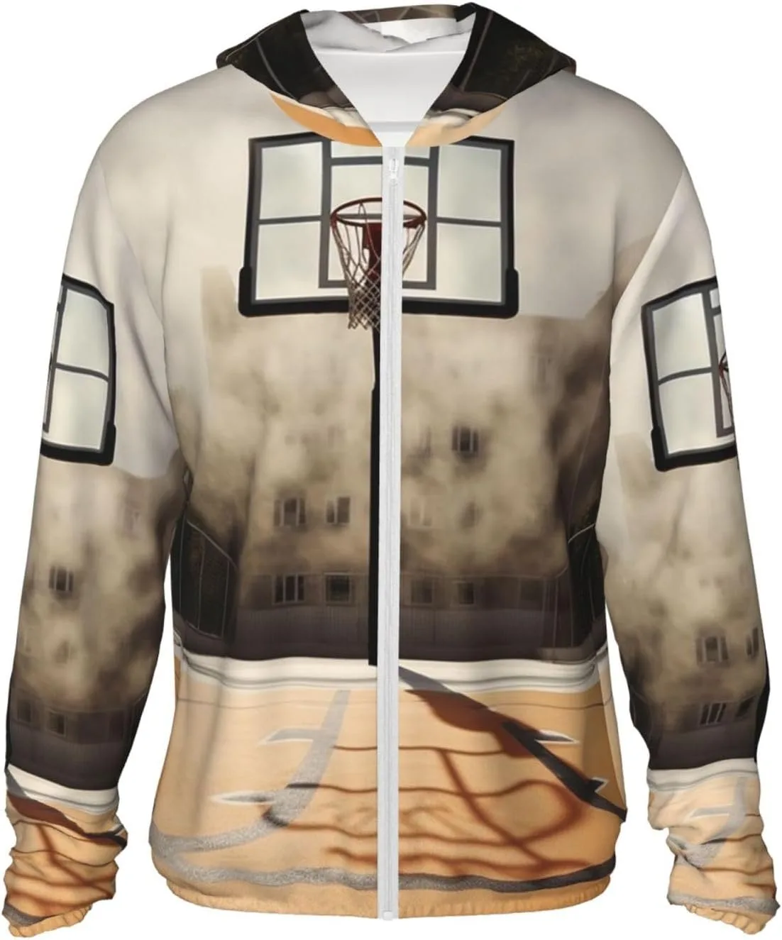 

Мужская толстовка с капюшоном UPF 50+ на молнии FHEBNDS