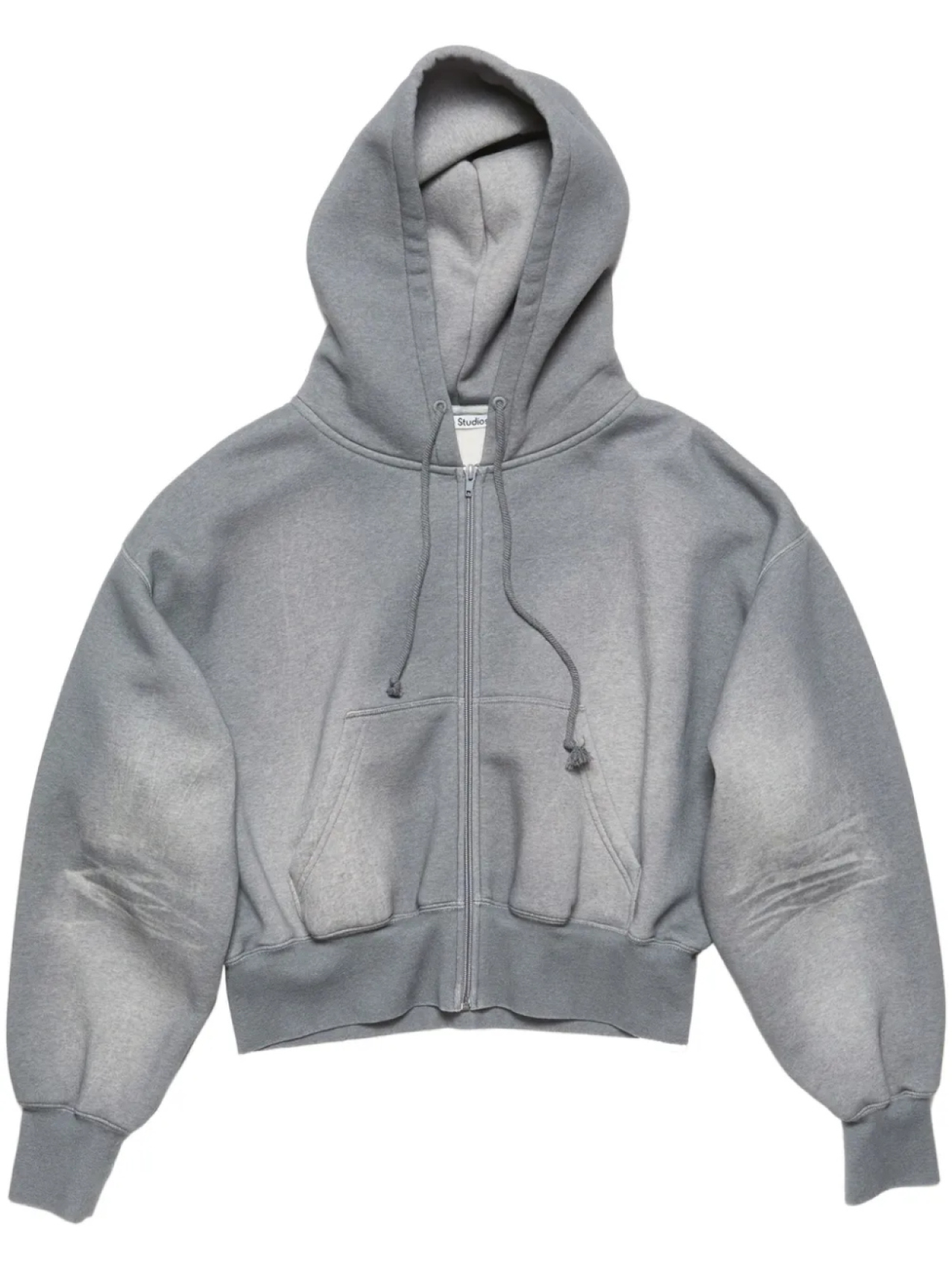 

Acne Studios худи с эффектом градиента, серый
