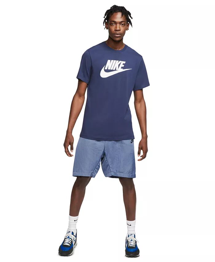 

Мужская спортивная футболка с логотипом Nike, синий
