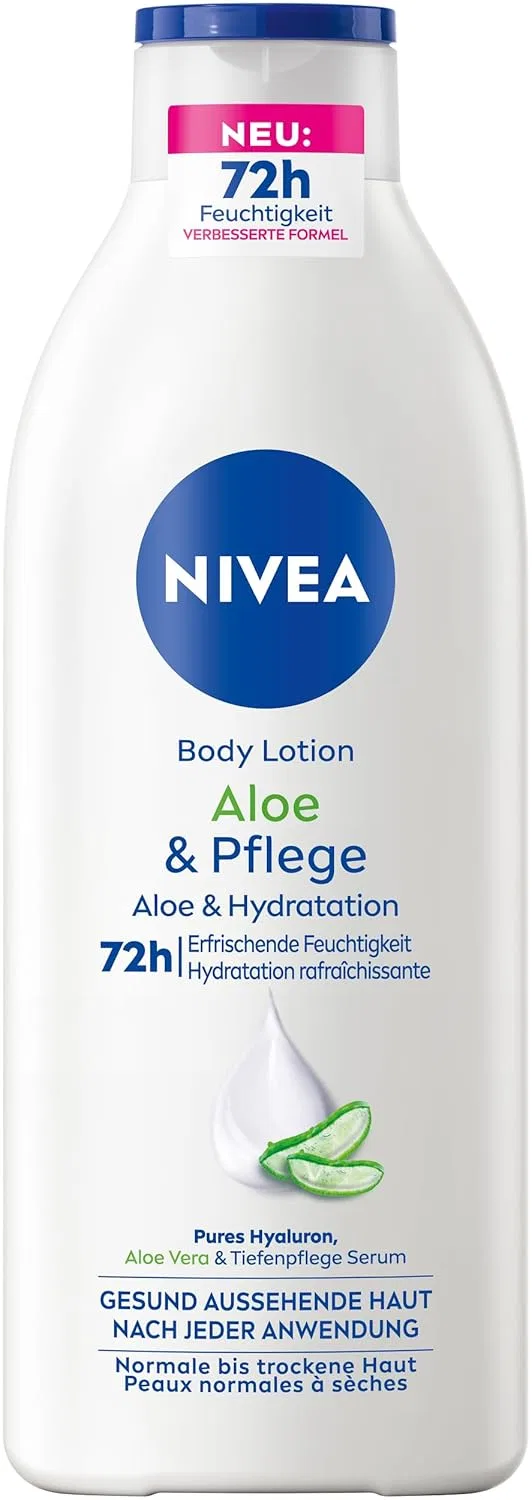 Лосьон для тела «Aloe & Care» с гиалуроном и алоэ вера от NIVEA, 400 мл Nivea