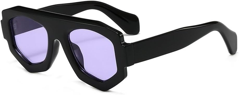 

Модные солнцезащитные очки неправильной квадратной формы для женщин, защита от ультрафиолета UV400, ретро, ​​сине-фиолетовые, мужские солнцезащитные очки SKFGNX, Black Purple