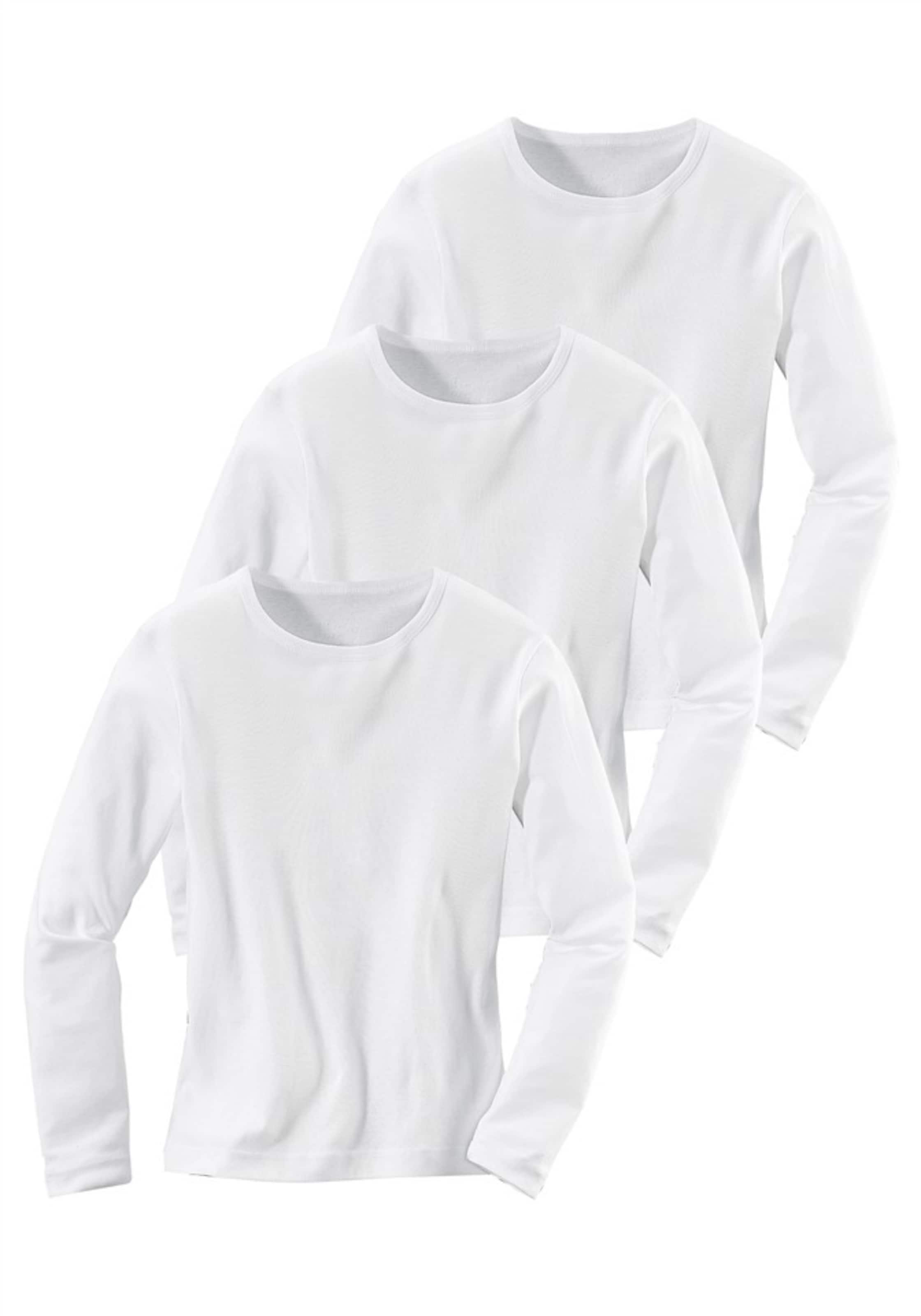 

H.I.S EM Лонгслив в белом цвете