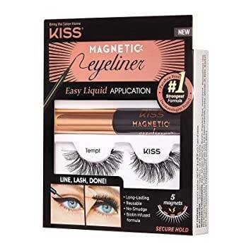 

Магнитные ресницы Kiss, Tempt + подводка