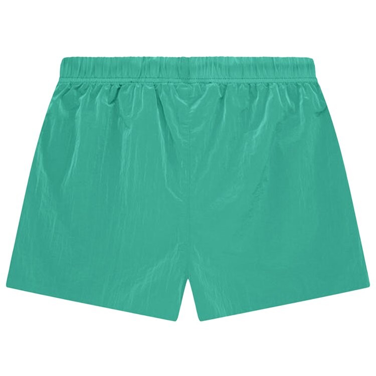 Шорты Fear Of God Essentials Fear of God Essentials Crinkle Nylon Running Short, зеленый — фото 2