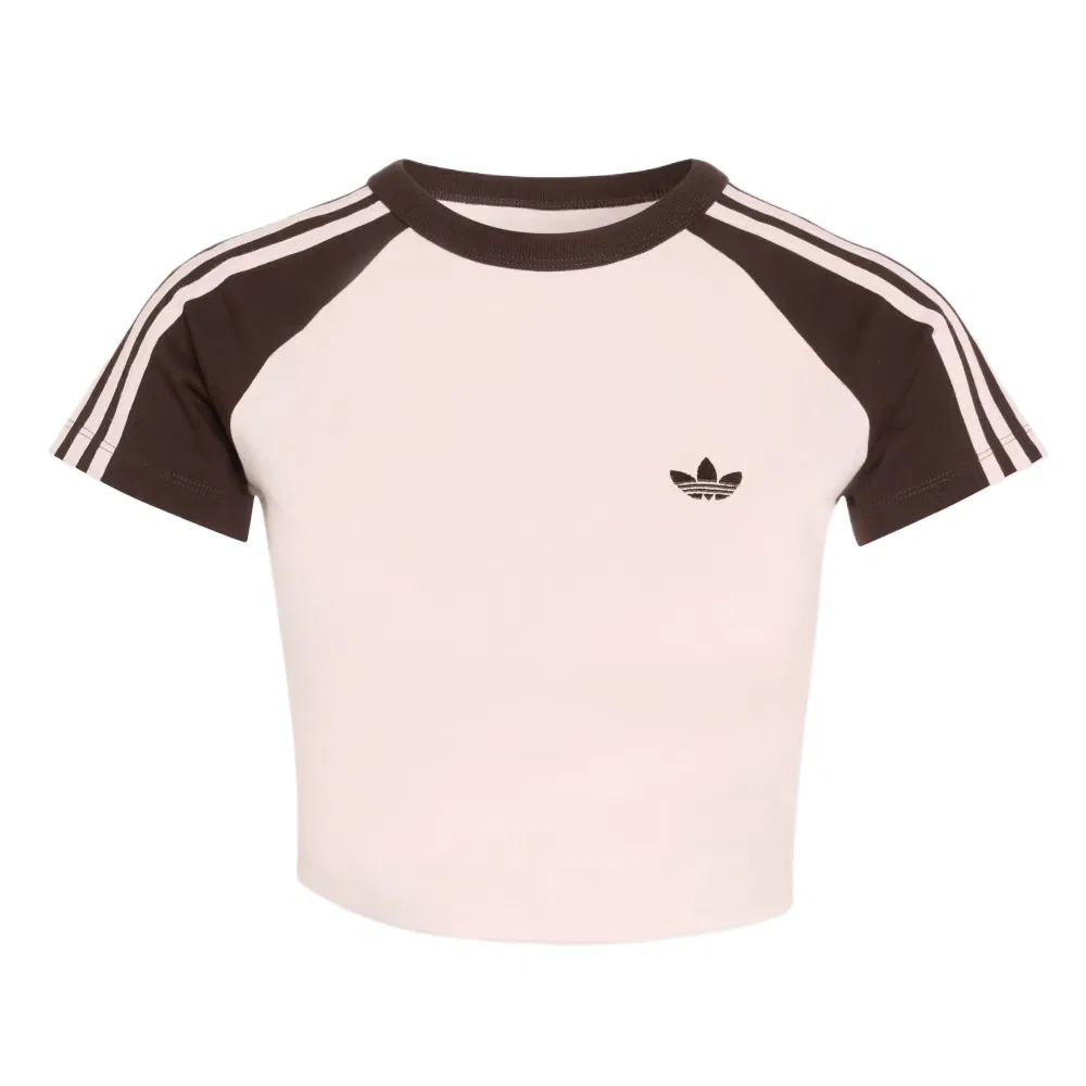 Футболка с реглан-рукавом Adidas Originals Sand Pink/Aurora Coffee/Sand Pink