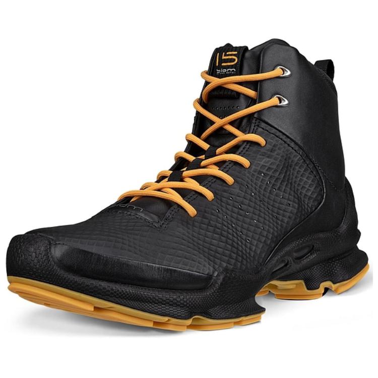 Высокие повседневные туфли Biom C женские, черно-желтые Ecco, Black Yellow