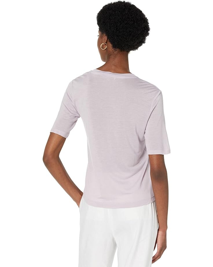 

Футболка Vince Elbow Sleeve Crew Neck Tee, цвет Violetta