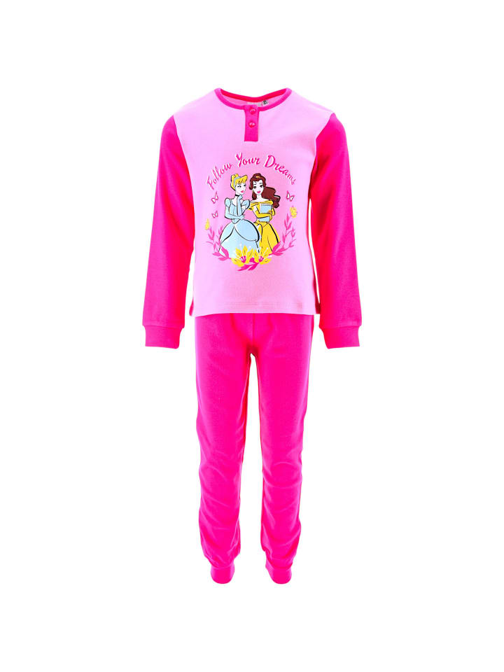 

Disney Princess Пижама с изображением диснеевских принцесс, темно-розового цвета