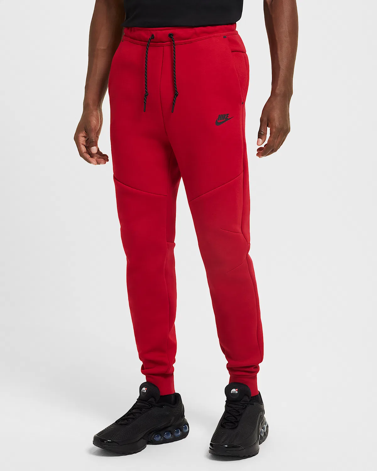 Мужские флисовые джоггеры Nike Tech, Gym Red/Black