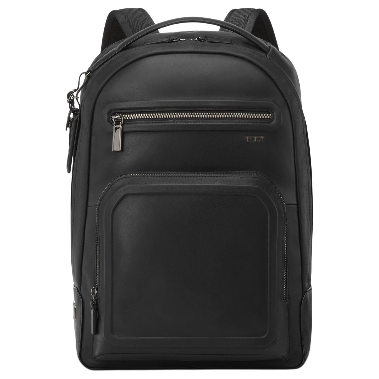 

TUMI Кожаный рюкзак унисекс черный
