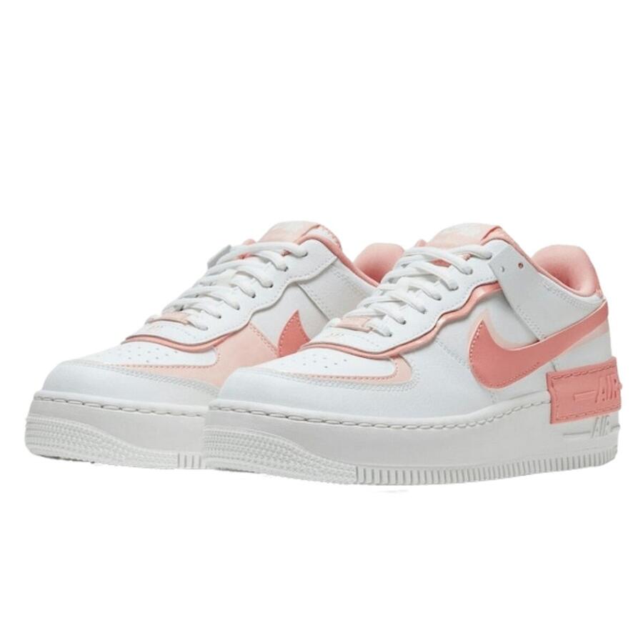 NIKE Кроссовки Air Force 1 Shadow Summit, белые, розовые, кварцевые — фото 2