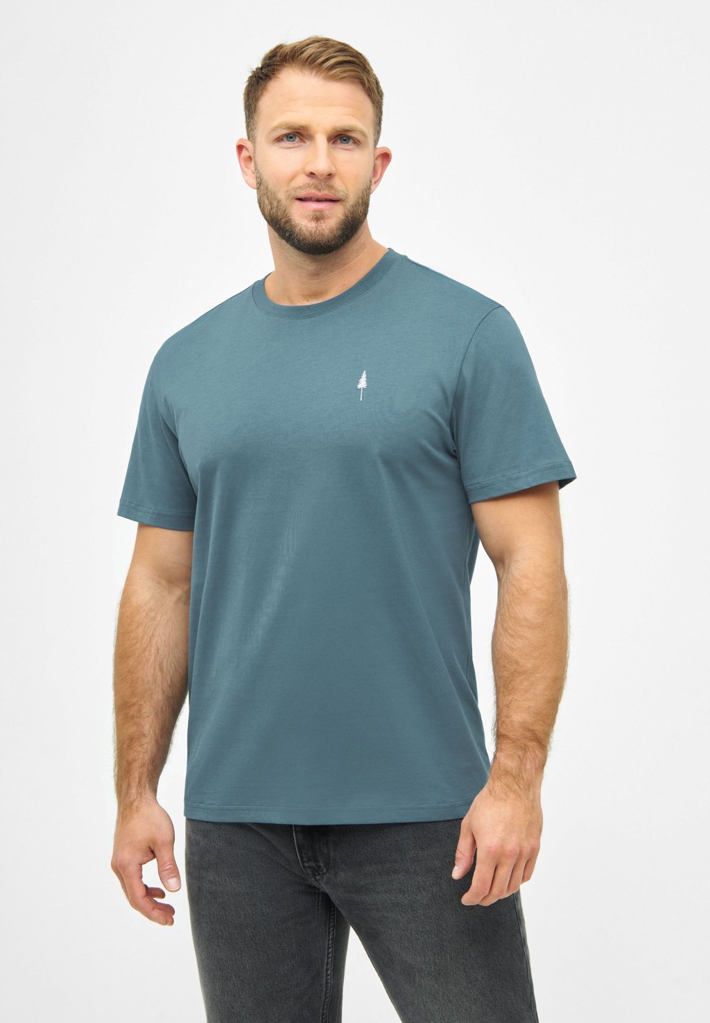 

Базовая футболка TREESHIRT NIKIN, цвет Faded Teal