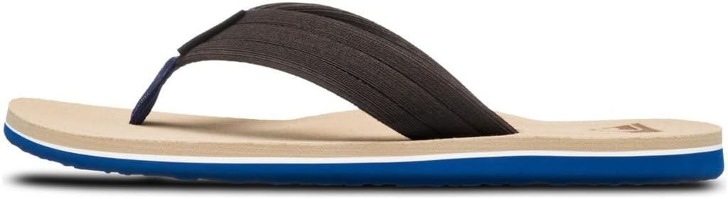 Мужские шлепанцы Quiksilver Molokai Layback с текстурированной подошвой, Sand — фото 2